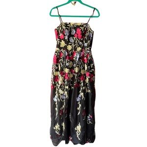 City Studio Black and Red Sleeveless Sundress